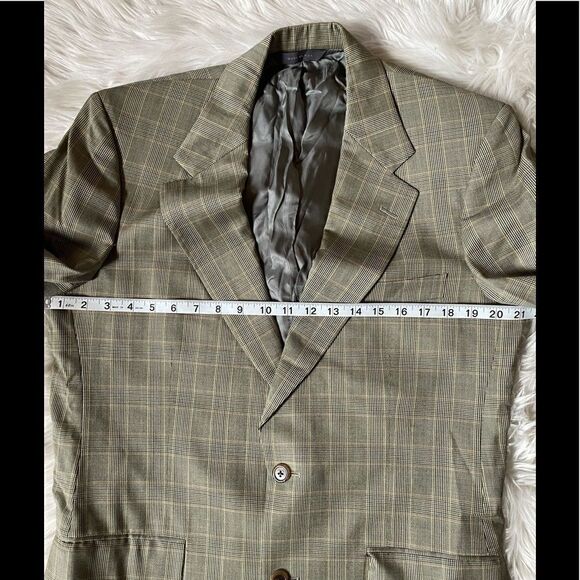 Brooks Brothers Men’s Vintage Plaid Two Button Sports Coat (Size: 38 Reg) - Picture 9 of 15